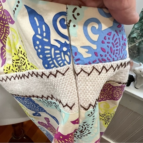 TIBI Set Halter Neck Top & Crop Top Matching Set in Boho Print - Picture 9 of 12